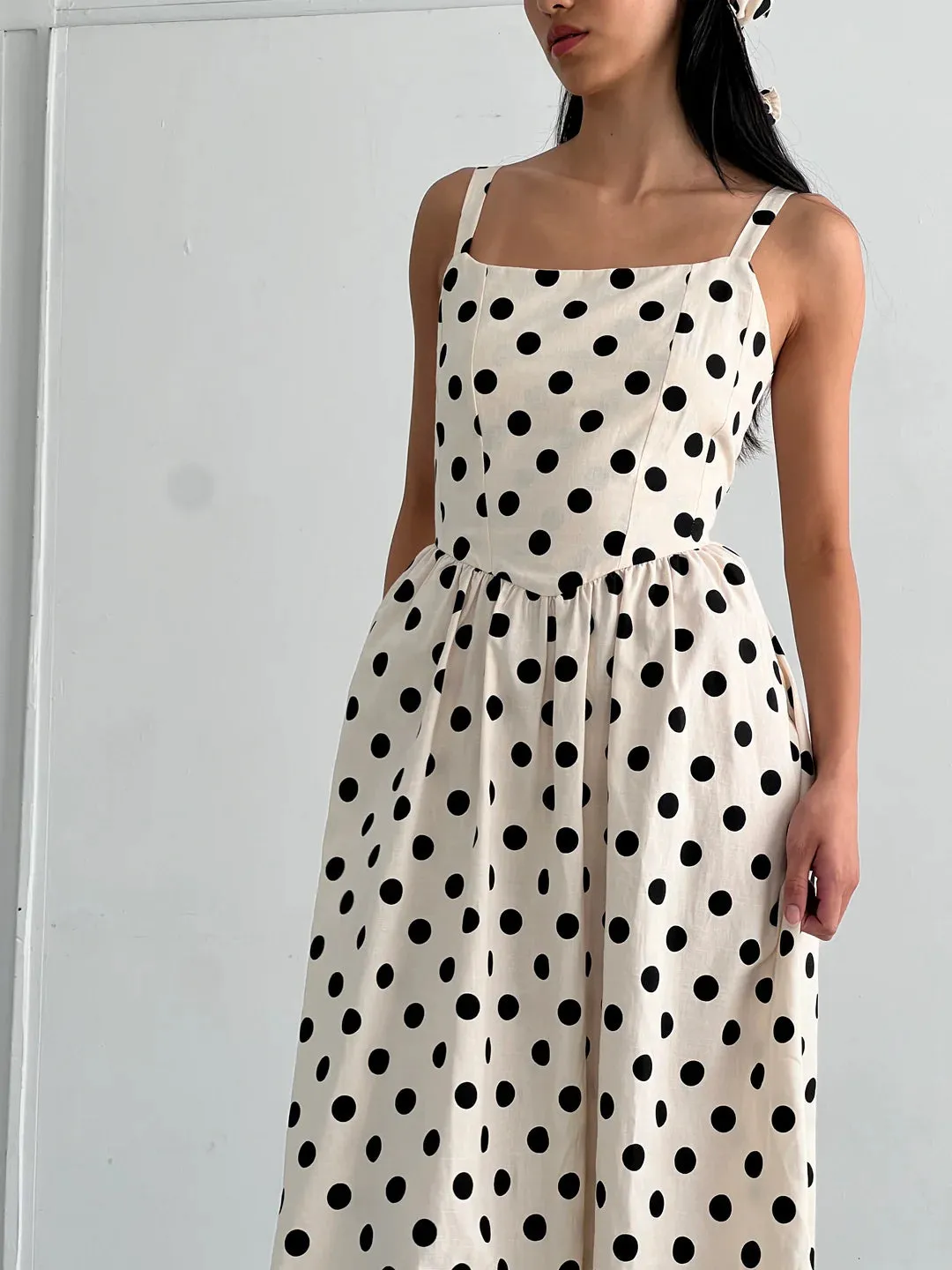 A BRONZE AGE - AURA DRESS - POLKA DOT - SS25