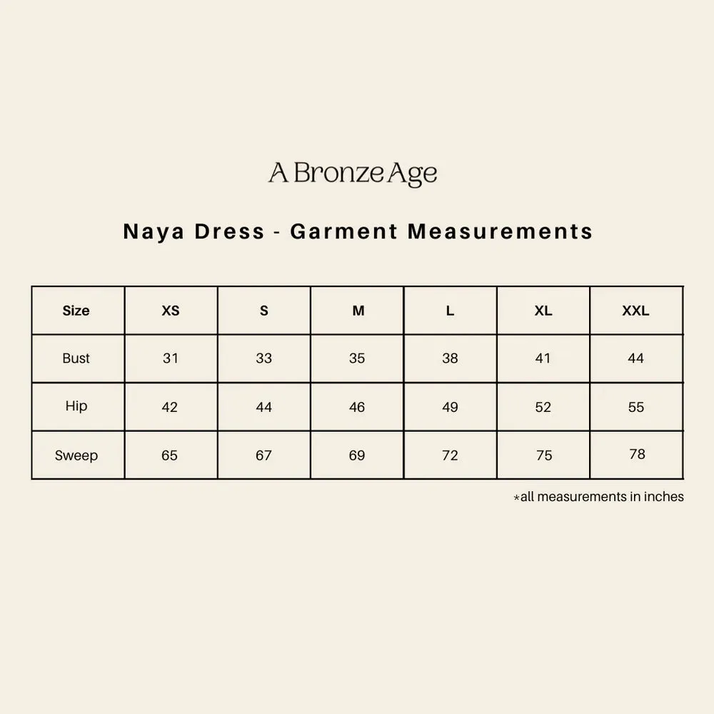 A BRONZE AGE - NAYA DRESS - MINK - SS25