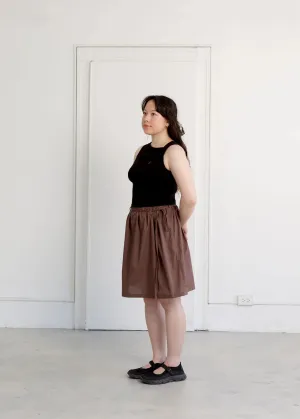 A BRONZE AGE - OSLO SKIRT - MINK - SS25