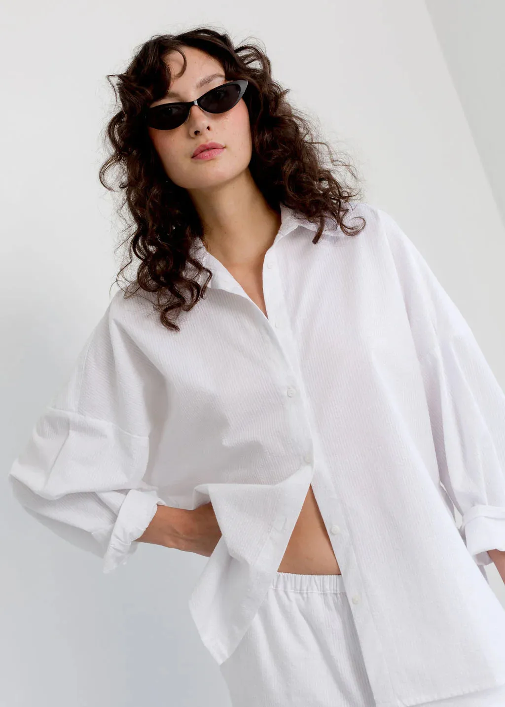 A BRONZE AGE - ROBBIE SHIRT - SOLSTICE WHITE - SS25