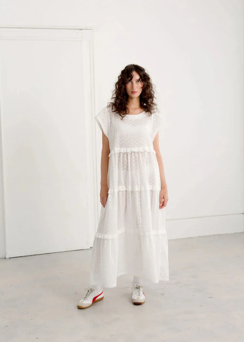 A BRONZE AGE - ROBE MARKET - WHITE EYELET - SS25