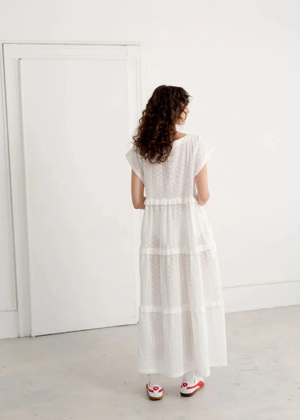 A BRONZE AGE - ROBE MARKET - WHITE EYELET - SS25