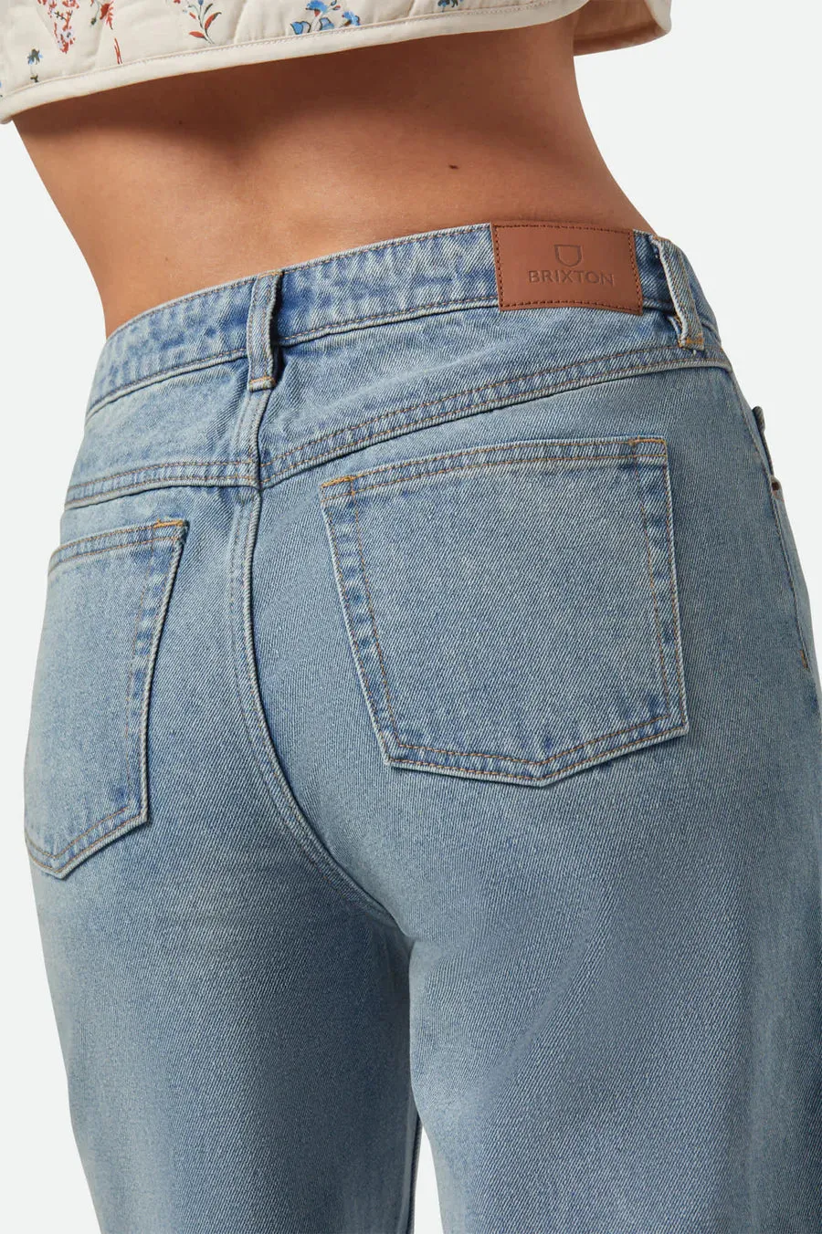 BRIXTON - MARGO CROPPED PANTS - LIGHT DENIM - SS25