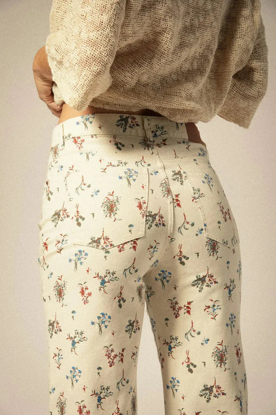 BRIXTON - MARGO CROPPED PANTS - WHITECAP - SS25