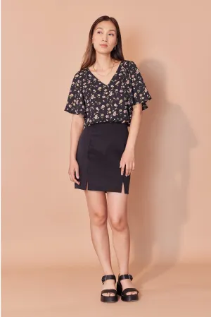 CHERRY BOBIN - CHARLOTTE SKIRT - BLACK - SS25