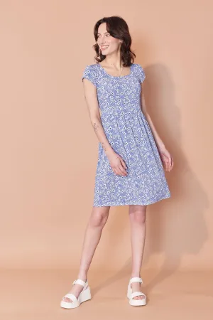 CHERRY BOBIN - MARIE-ANTOINETTE DRESS - BLUE FLORAL - SS25