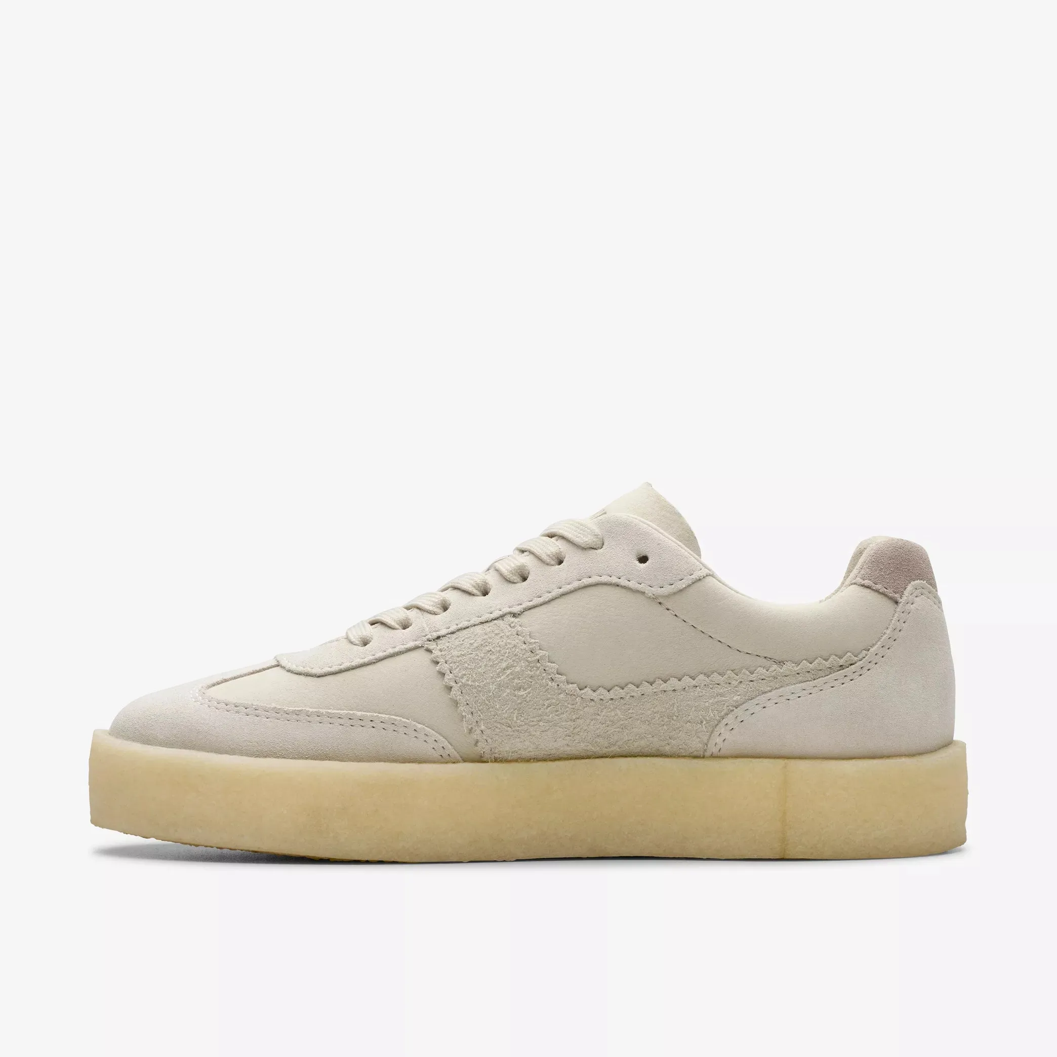 CLARKS - TOR 80 SHOE - OFF-WHITE COMBINATION - SS25