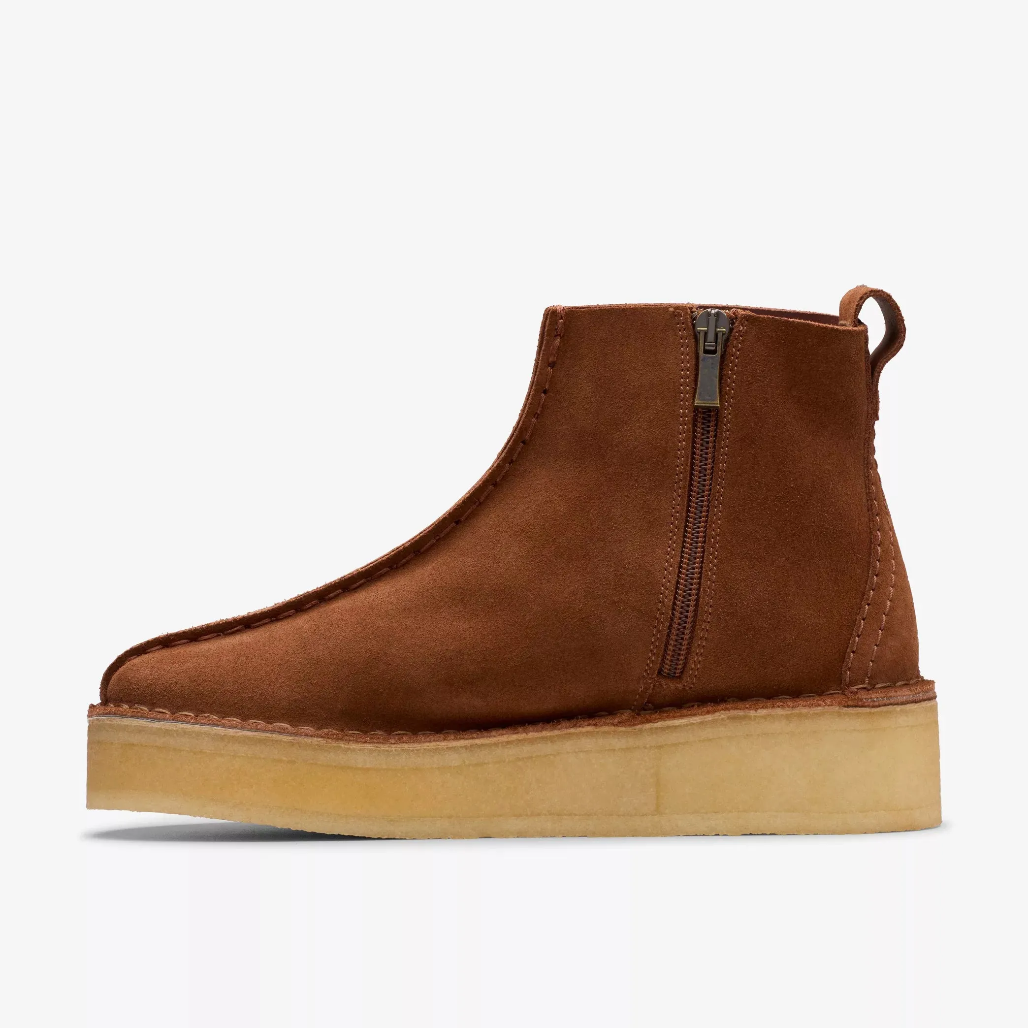 CLARKS - TREK WEDGE BOOT - MOCHA BISQUE