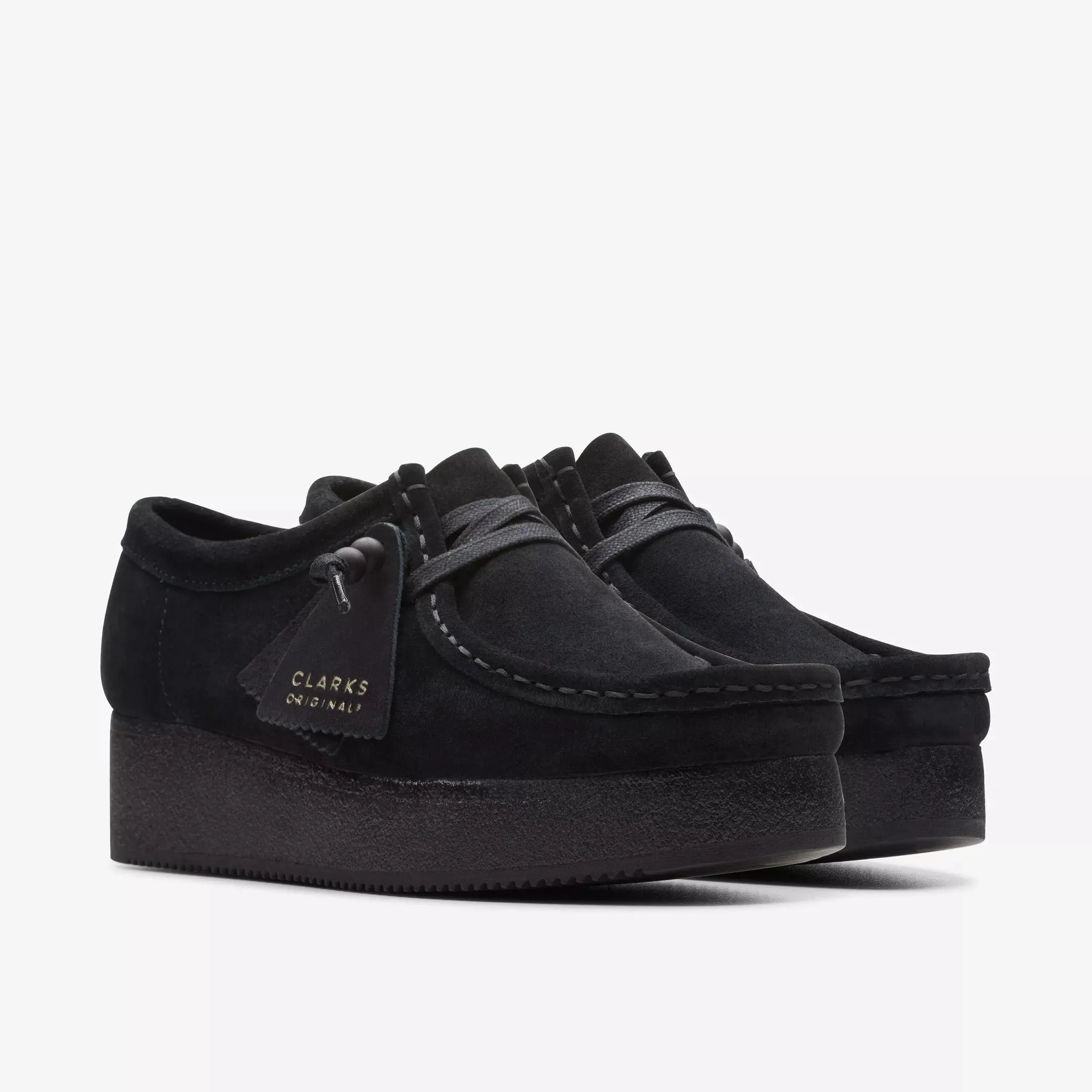 CLARKS - WALLACRAFT SHOE - BLACK