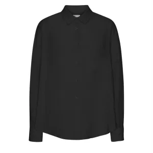COLORFUL STANDARD - OVERSIZED LINEN SHIRT - BLACK