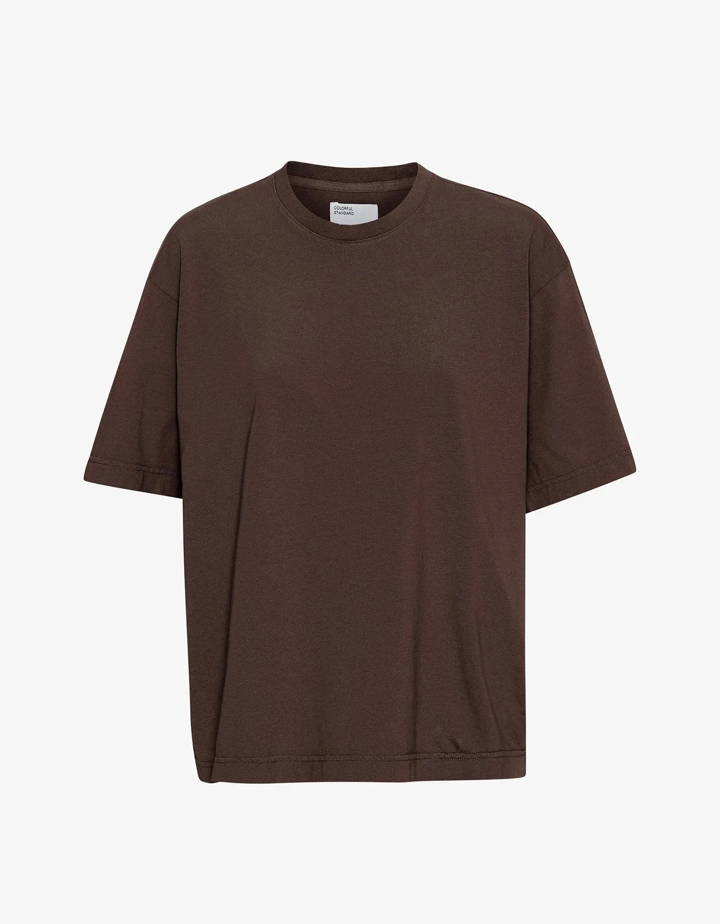 COLORFUL STANDARD - OVERSIZED T-SHIRT - COFFEE BROWN