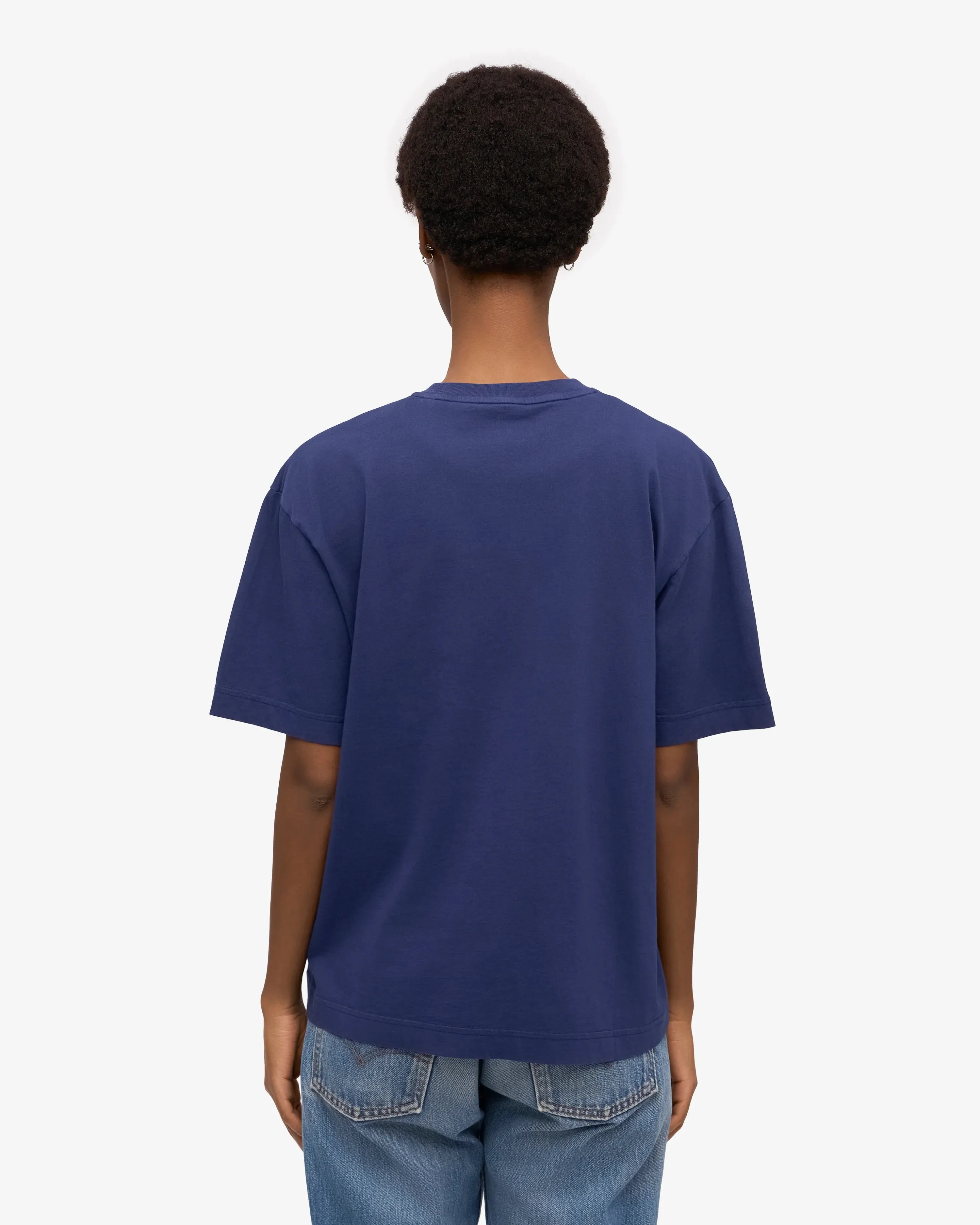 COLORFUL STANDARD - OVERSIZED T-SHIRT - NAVY BLUE