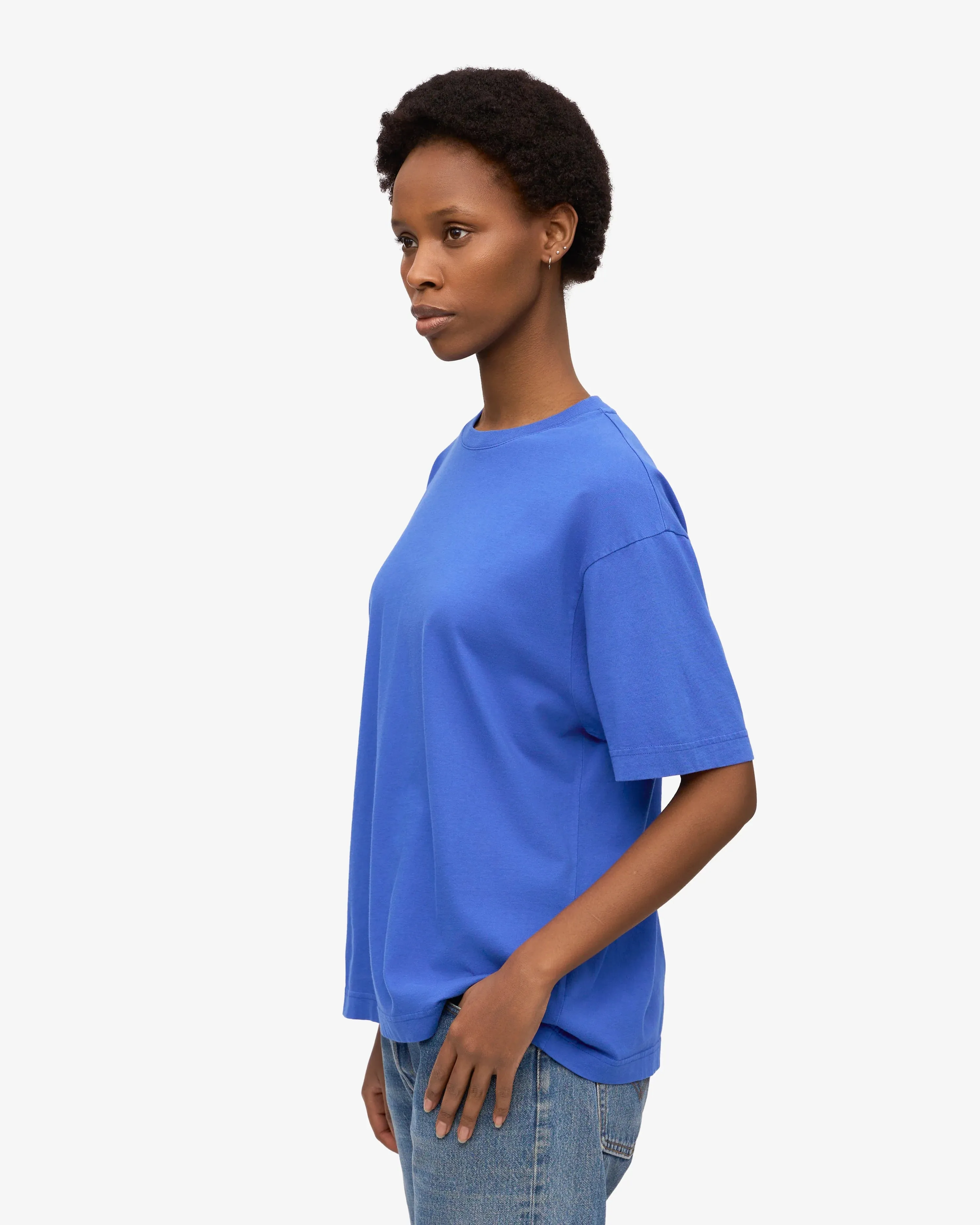 COLORFUL STANDARD - OVERSIZED T-SHIRT - SAPPHIRE BLUE
