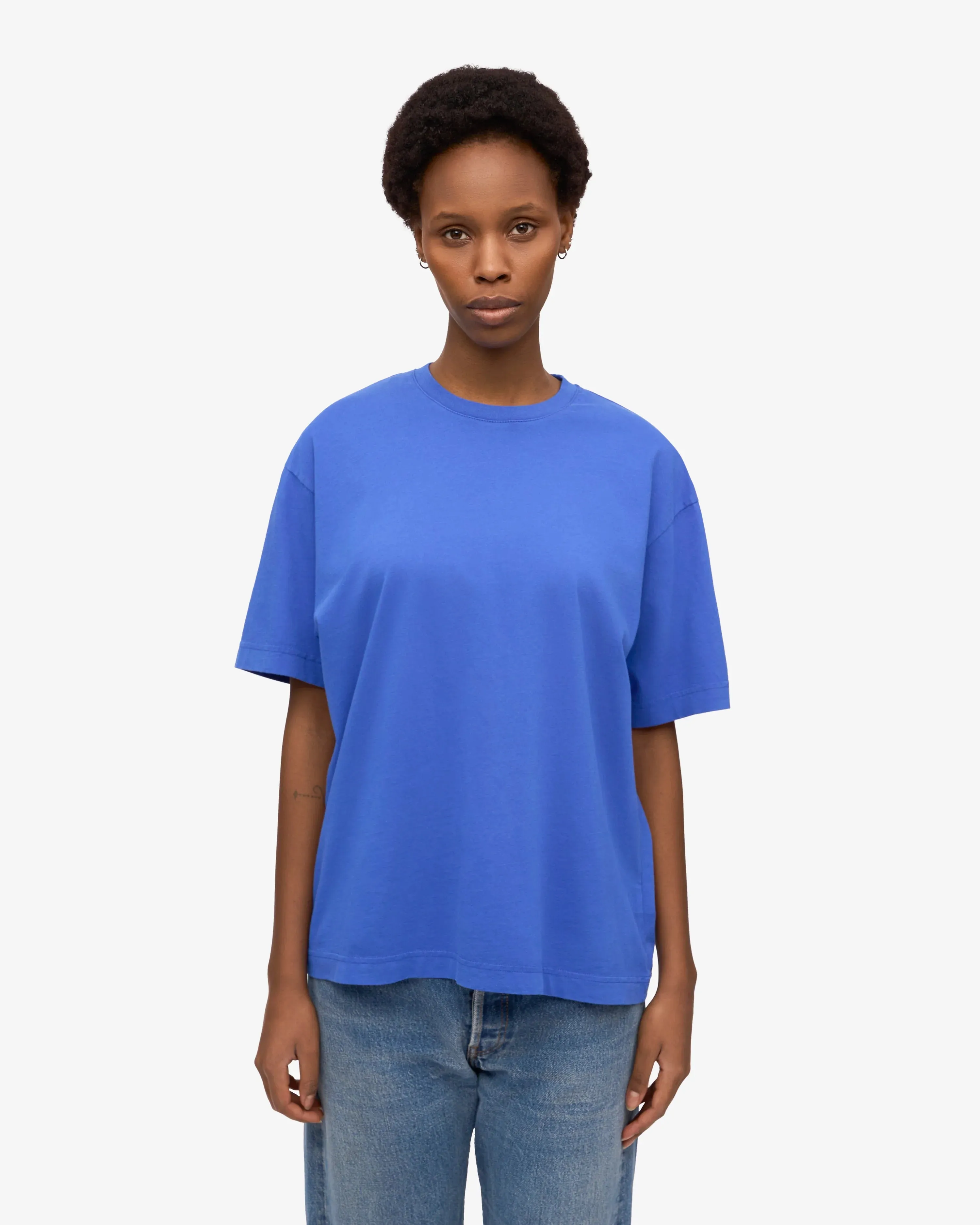 COLORFUL STANDARD - OVERSIZED T-SHIRT - SAPPHIRE BLUE