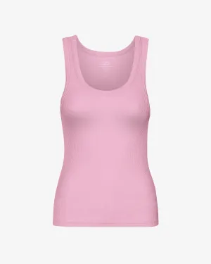 COLORFUL STANDARD - RIB TANK TOP - CHERRY BLOSSOM