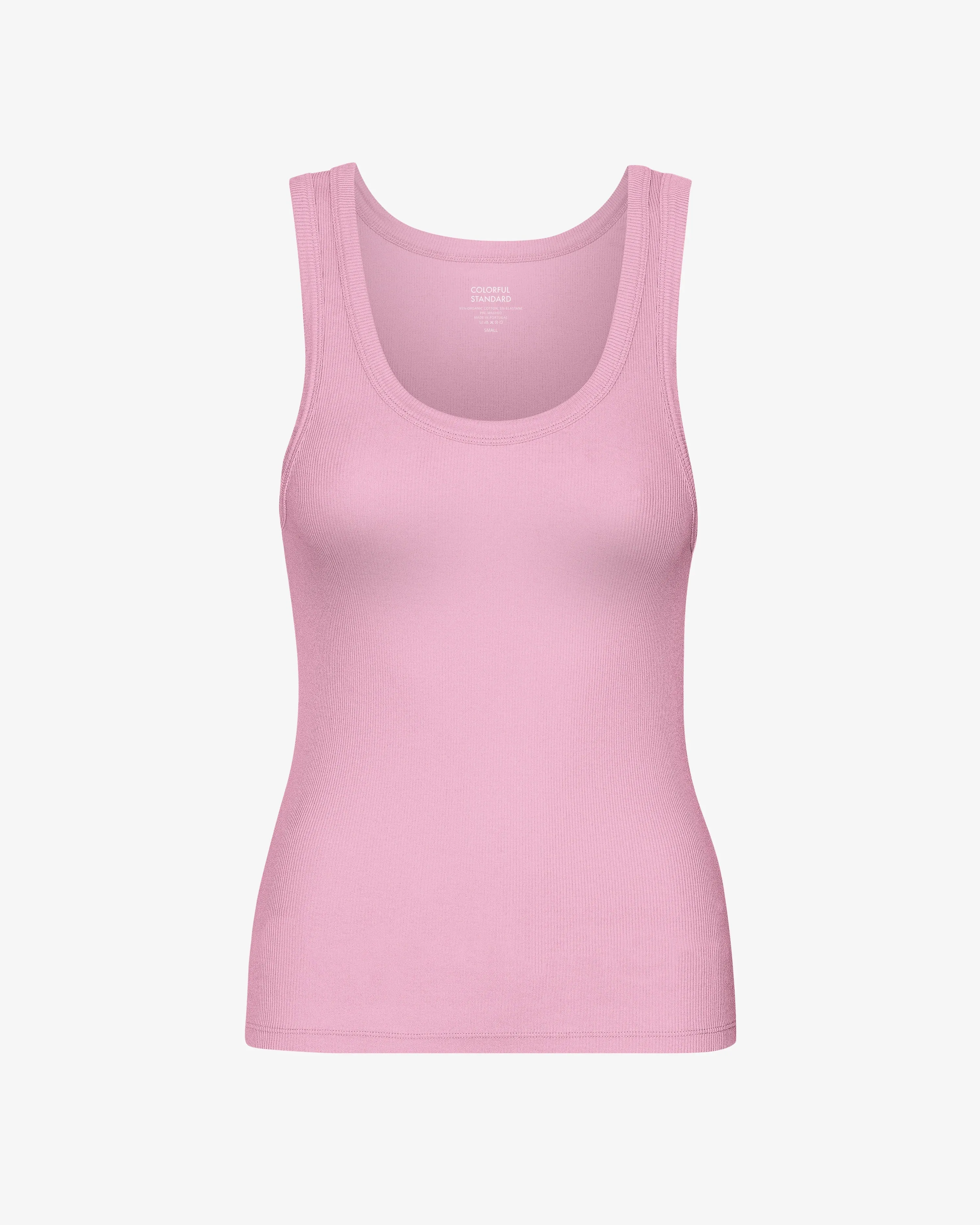 COLORFUL STANDARD - RIB TANK TOP - CHERRY BLOSSOM