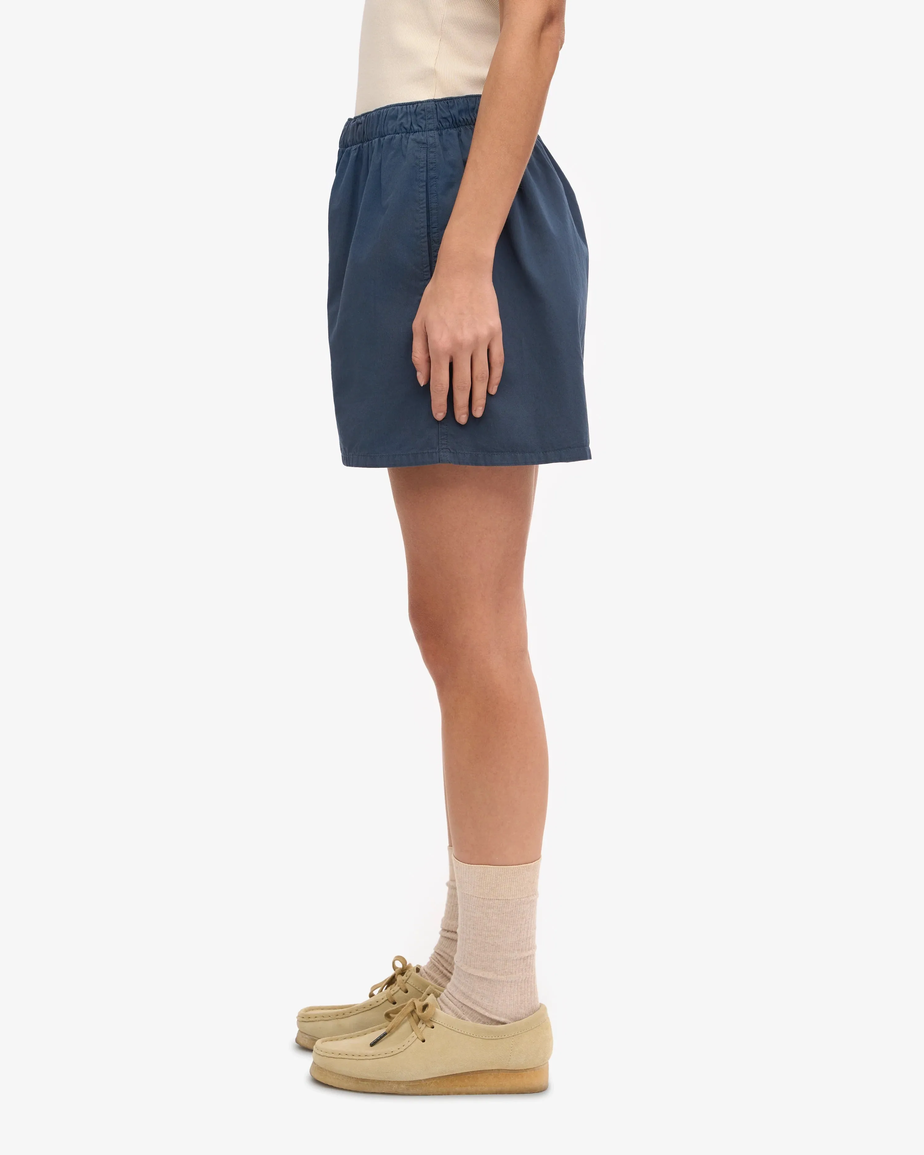 COLORFUL STANDARD - TWILL SHORTS - PETROL BLUE