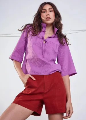 DAGG & STACEY - ARLEN TOP - PURPLE - SS25
