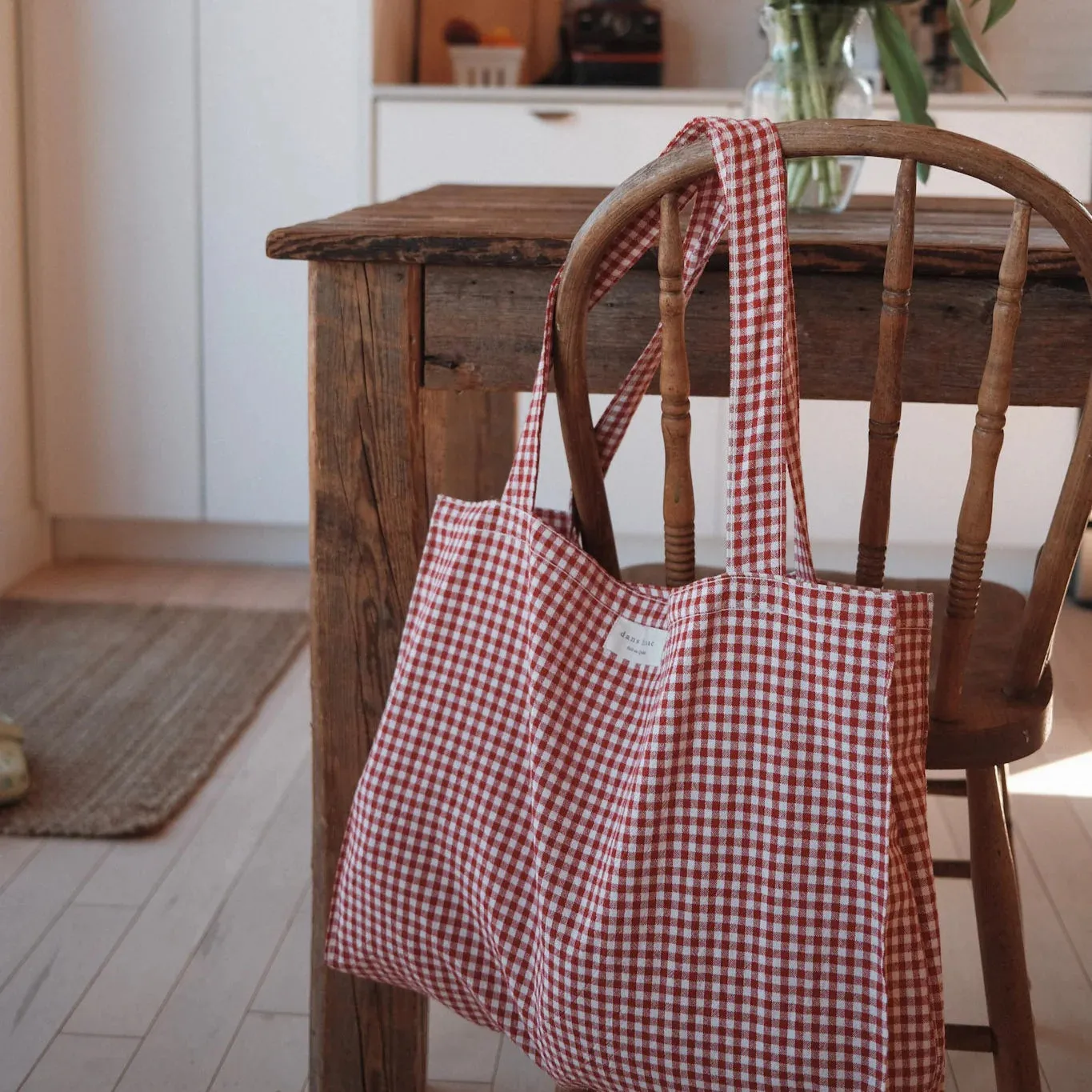 DANS LE SAC - TOTE BAG - GINGHAM COLLECTION