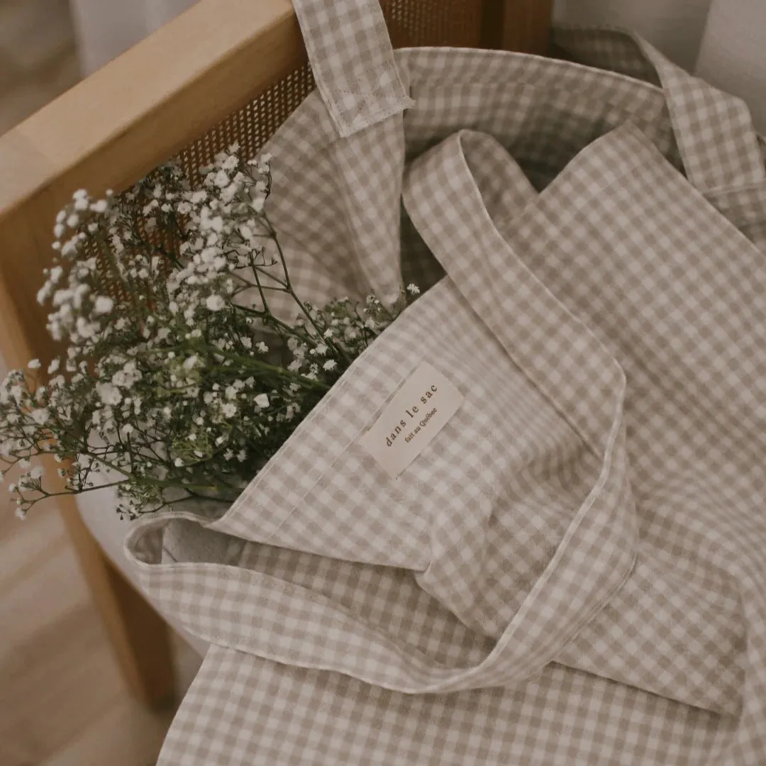 DANS LE SAC - TOTE BAG - GINGHAM COLLECTION