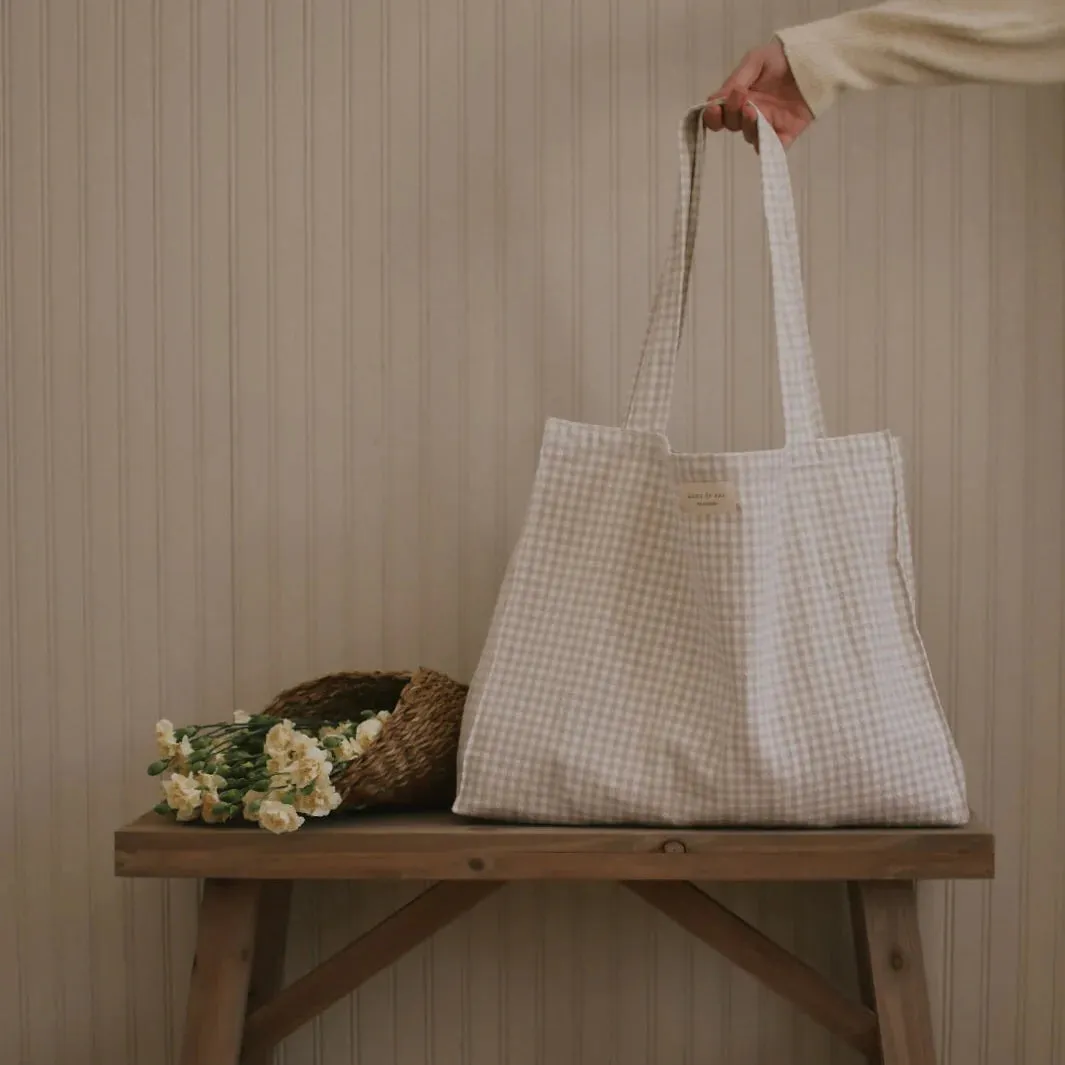 DANS LE SAC - TOTE BAG - GINGHAM COLLECTION