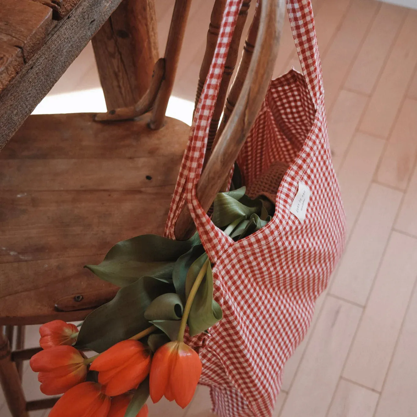 DANS LE SAC - TOTE BAG - GINGHAM COLLECTION