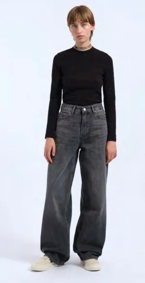 DR DENIM - JEANS DONNA - GRIS MID USÉ - PÉ25