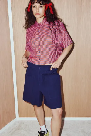EVE GRAVEL - ANKER SHORTS - NAVY - SS25