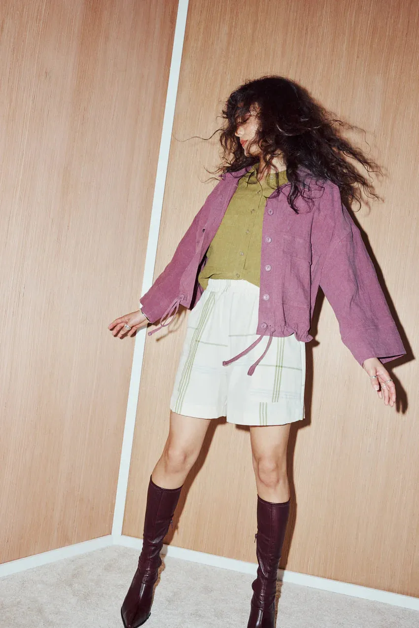 EVE GRAVEL - AYAKA SHORTS - SUMMER TARTAN - SS25