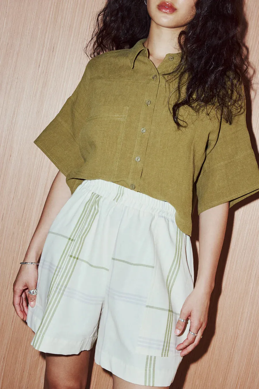 EVE GRAVEL - AYAKA SHORTS - SUMMER TARTAN - SS25
