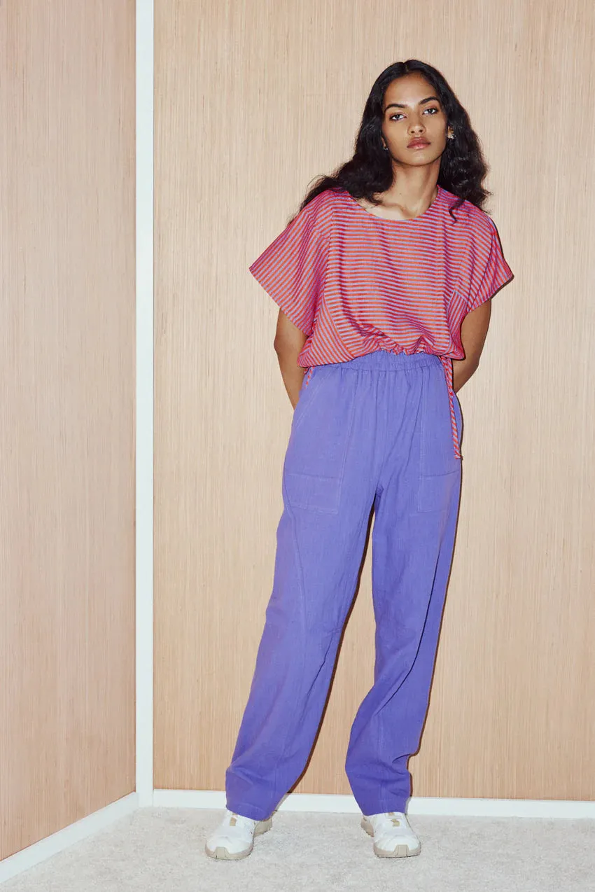 EVE GRAVEL - HAUT THÉRA - VERMILION/BLUE - SS25