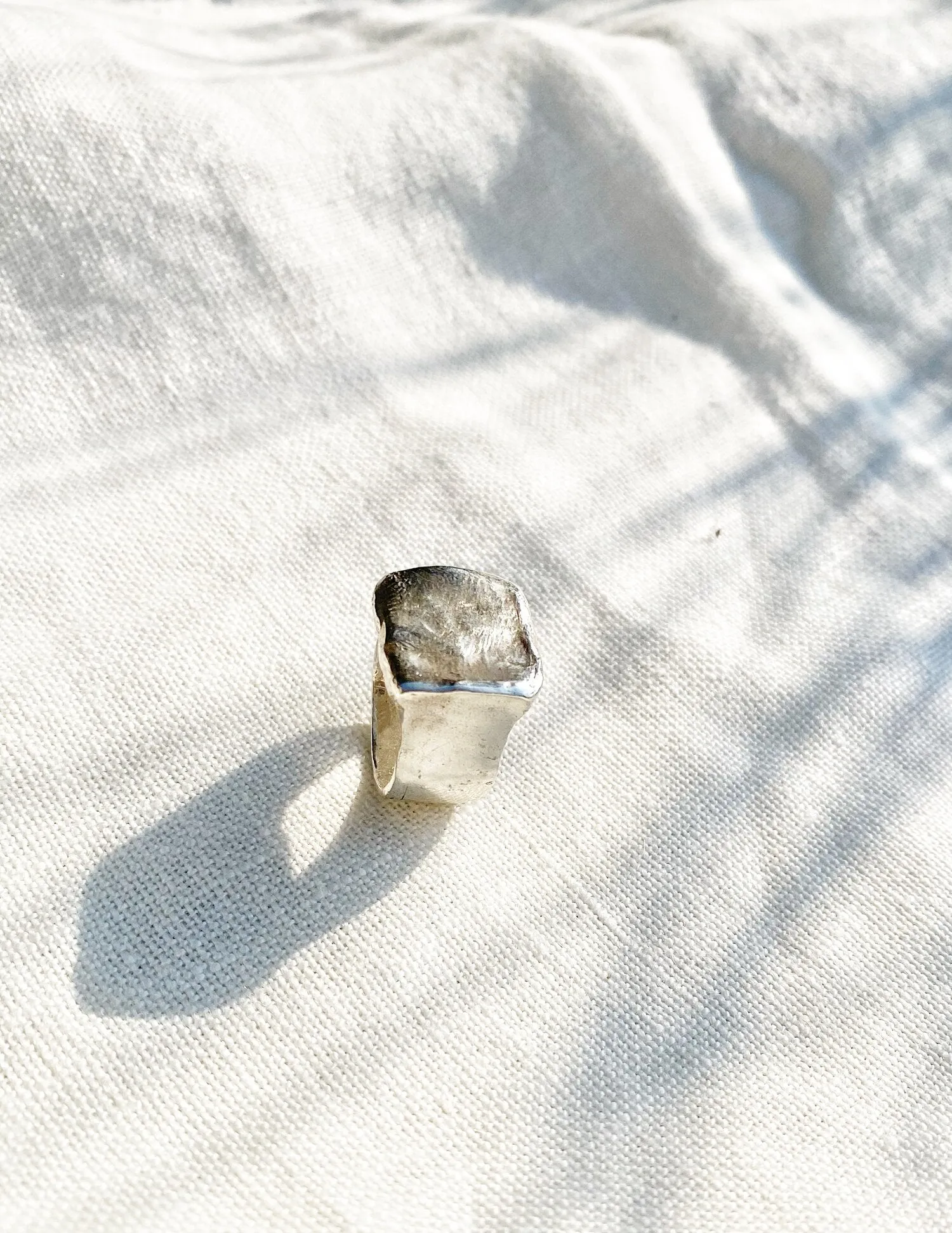 HAWKLY - SQUARE RING - SILVER