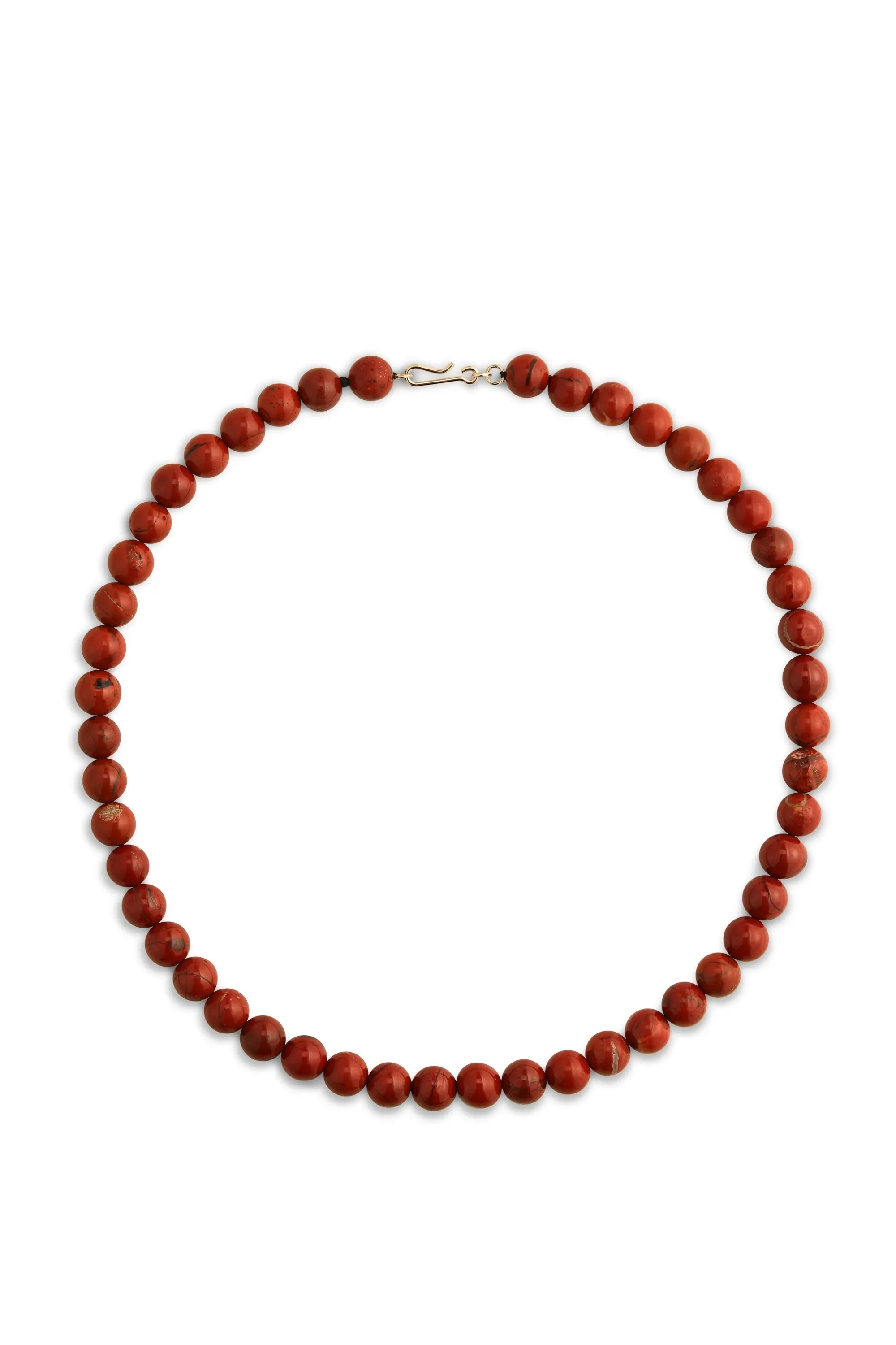 LISBETH JEWELRY - CLASSIC BOULE NECKLACE - RED JASPER