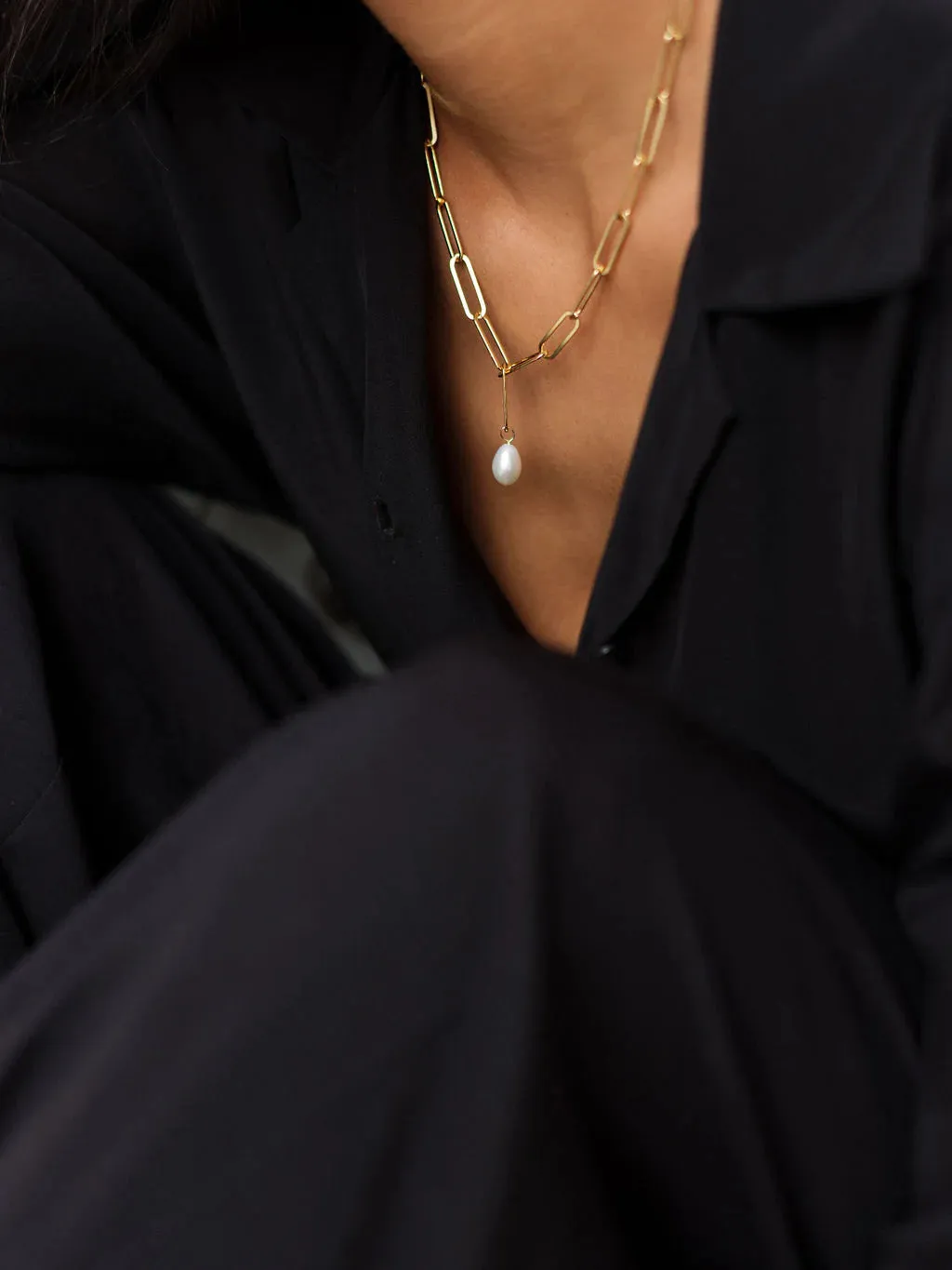 LISBETH JEWELRY - CLOVIS NECKLACE - FILLED GOLD