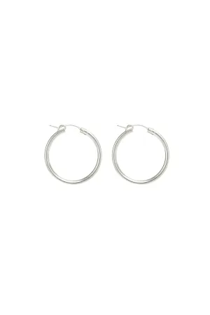LISBETH JEWELRY - FAUNA -HOOPS - SILVER