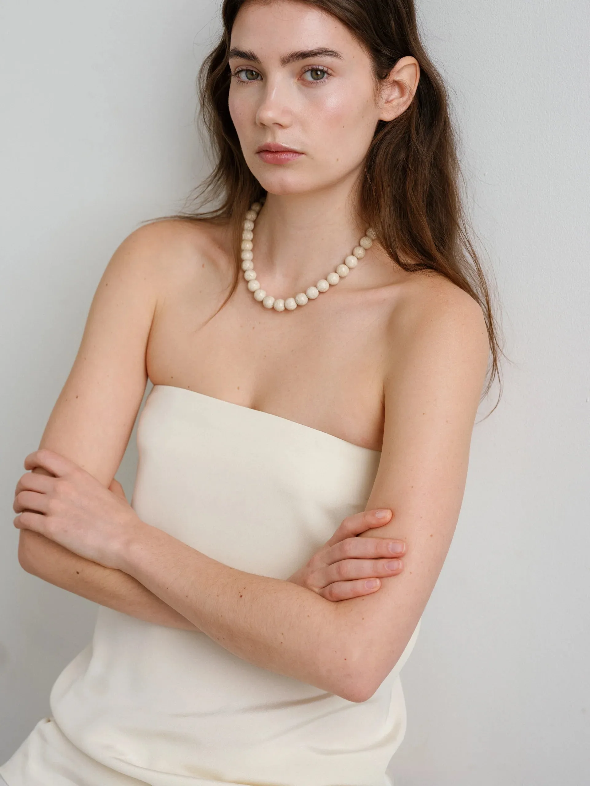 LISBETH JEWELRY - GRANDE BOULE NECKLACE - RIVERSTONE