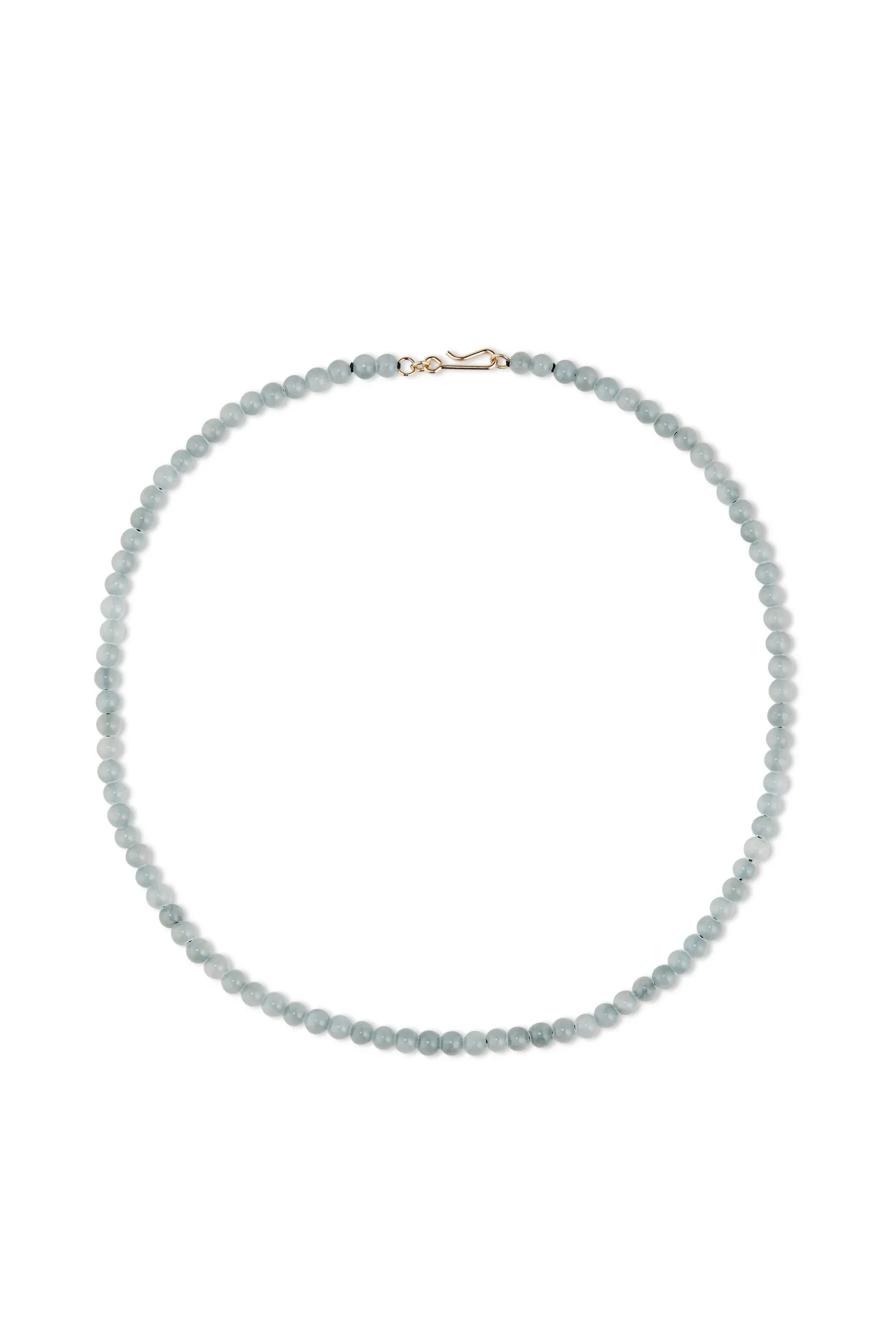 LISBETH JEWELRY - PETITE BOULE NECKLACE - GREY MASHAN JADE