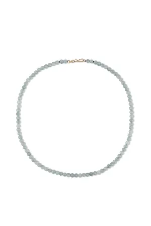 LISBETH JEWELRY - PETITE BOULE NECKLACE - GREY MASHAN JADE
