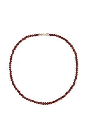 LISBETH JEWELRY - PETITE BOULE NECKLACE - RED JASPER
