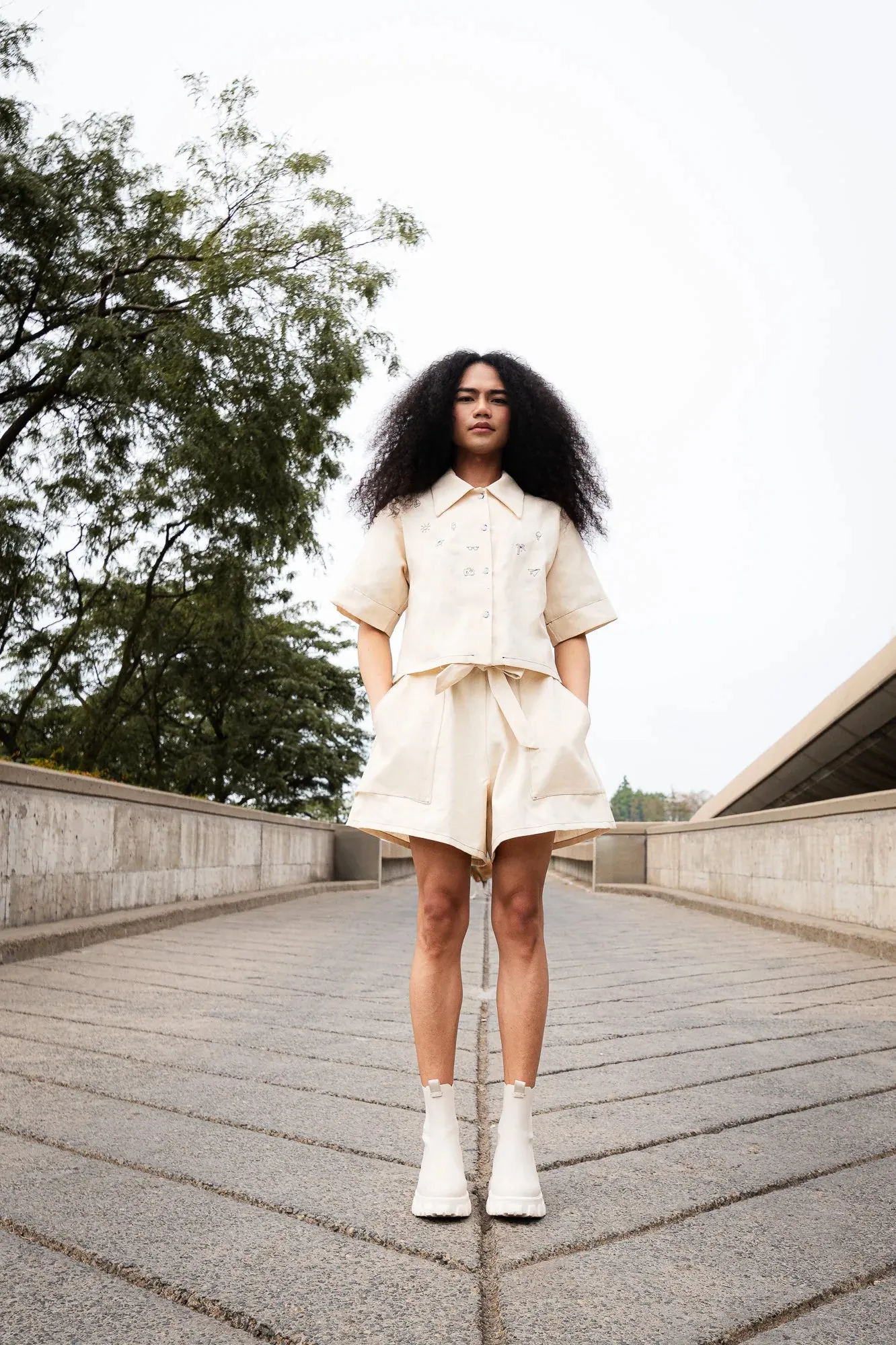 MAS MONTREAL - ALMERIA BLOUSE - ECRU - SS25