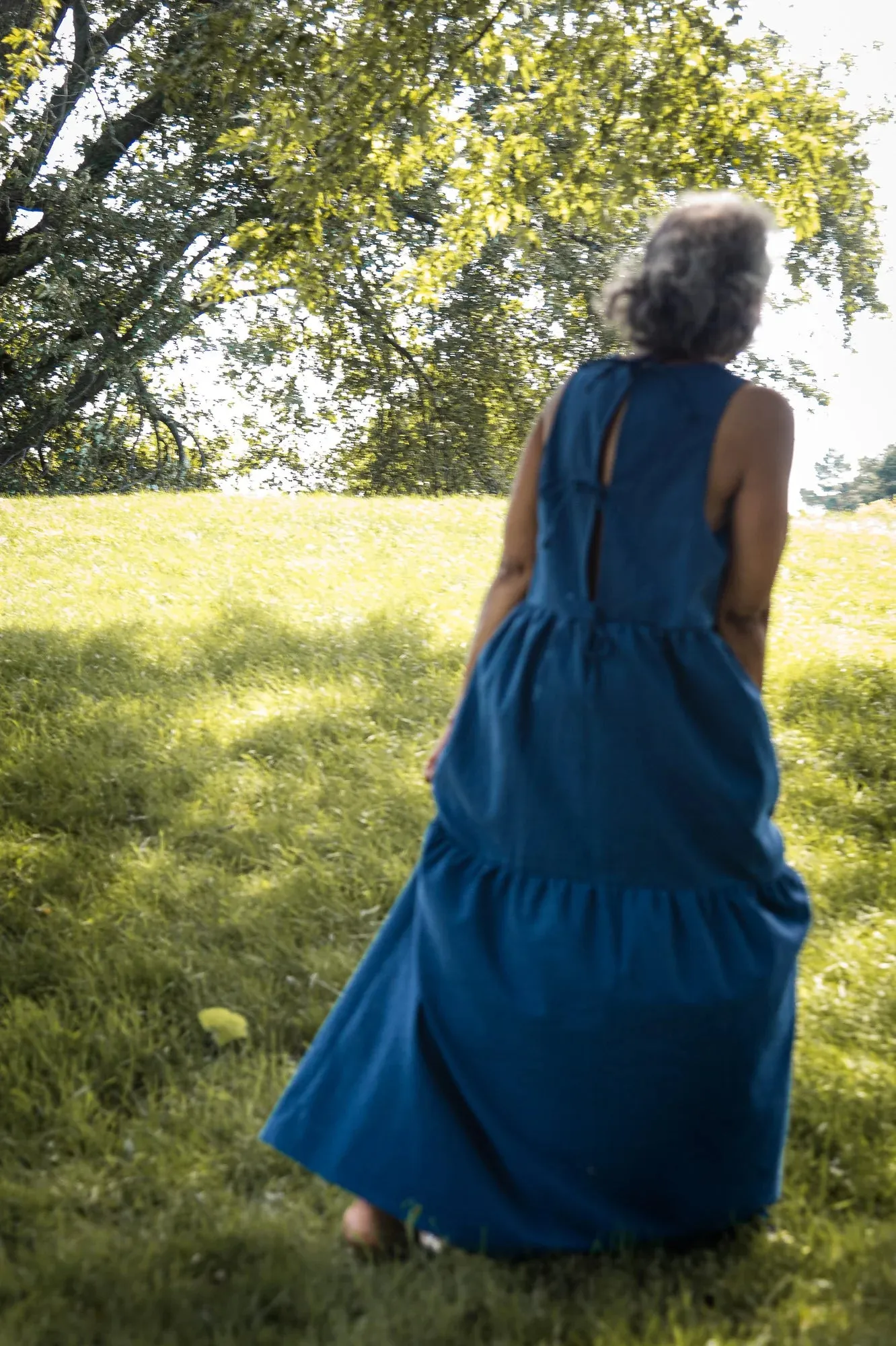 MAS MONTREAL - BARI DRESS - AZURE - SS25