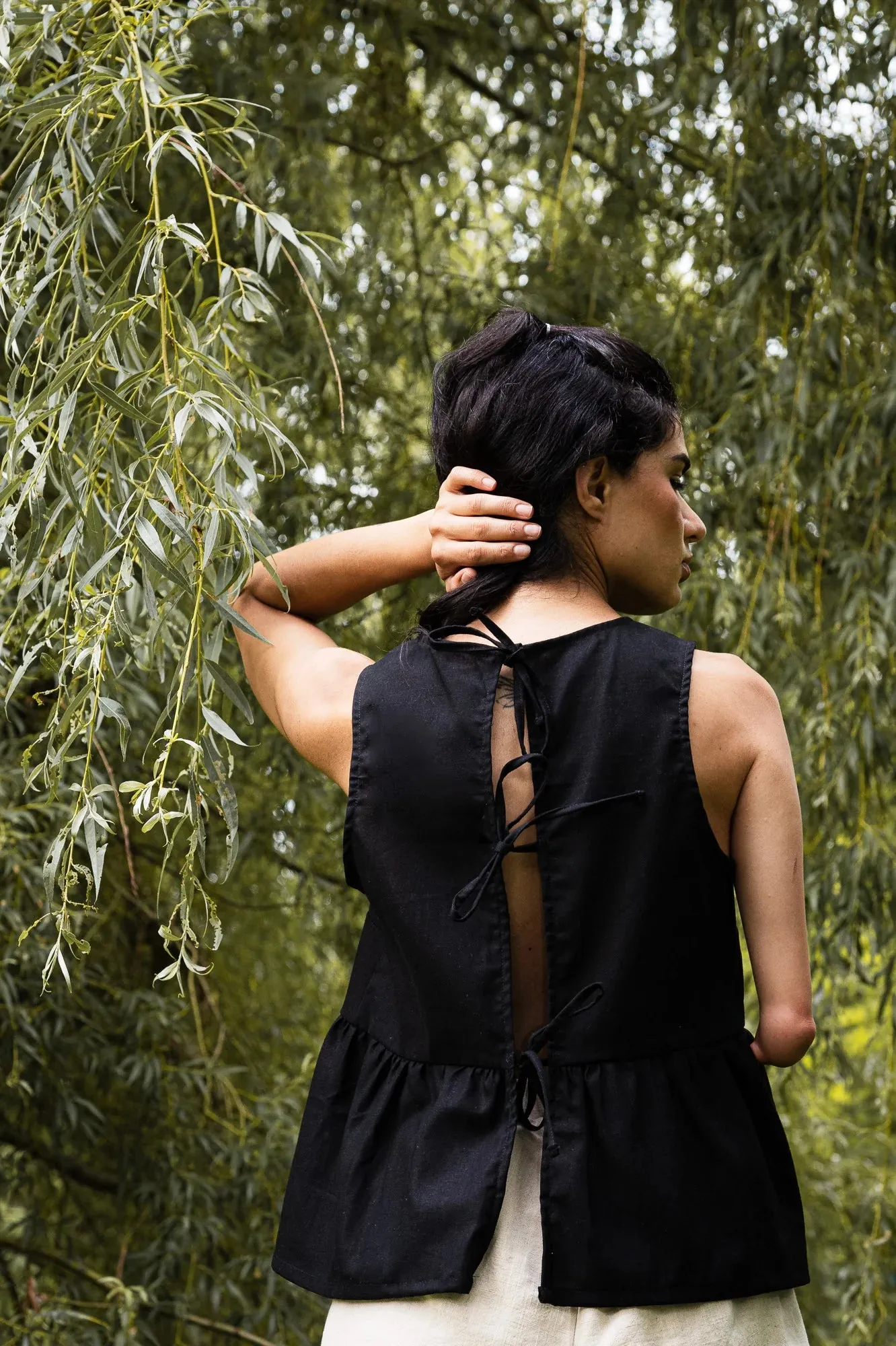 MAS MONTREAL - MALÉ TOP - BLACK - SS25