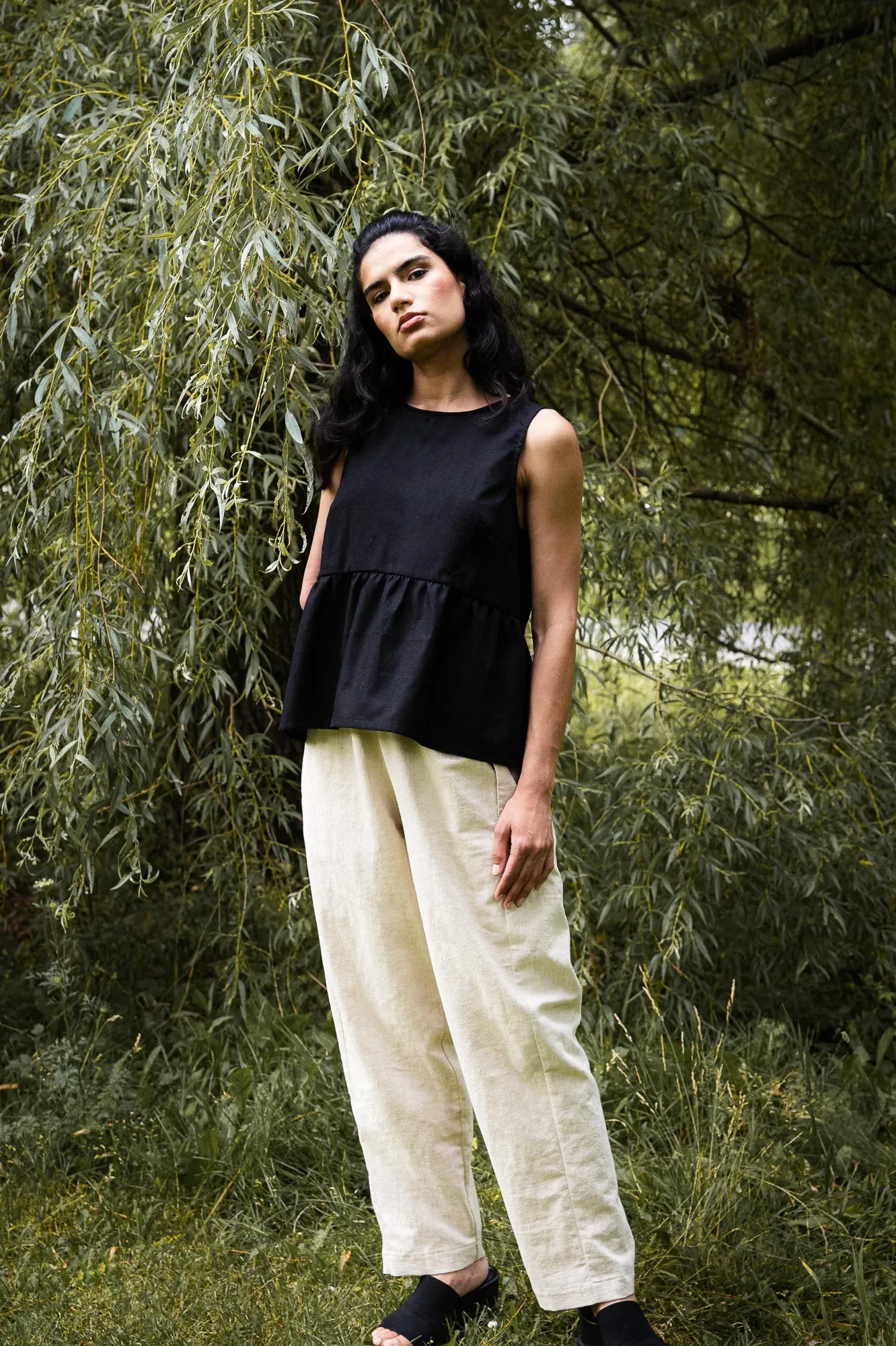 MAS MONTREAL - MALÉ TOP - BLACK - SS25