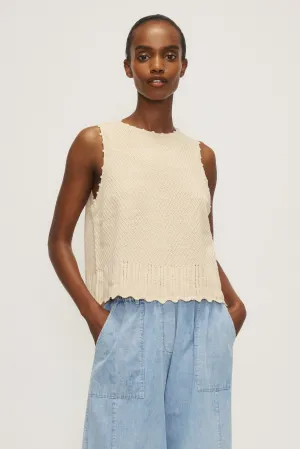 MELISSA NEPTON - GENESIS SLEEVELESS KNIT - SAGE - SS25