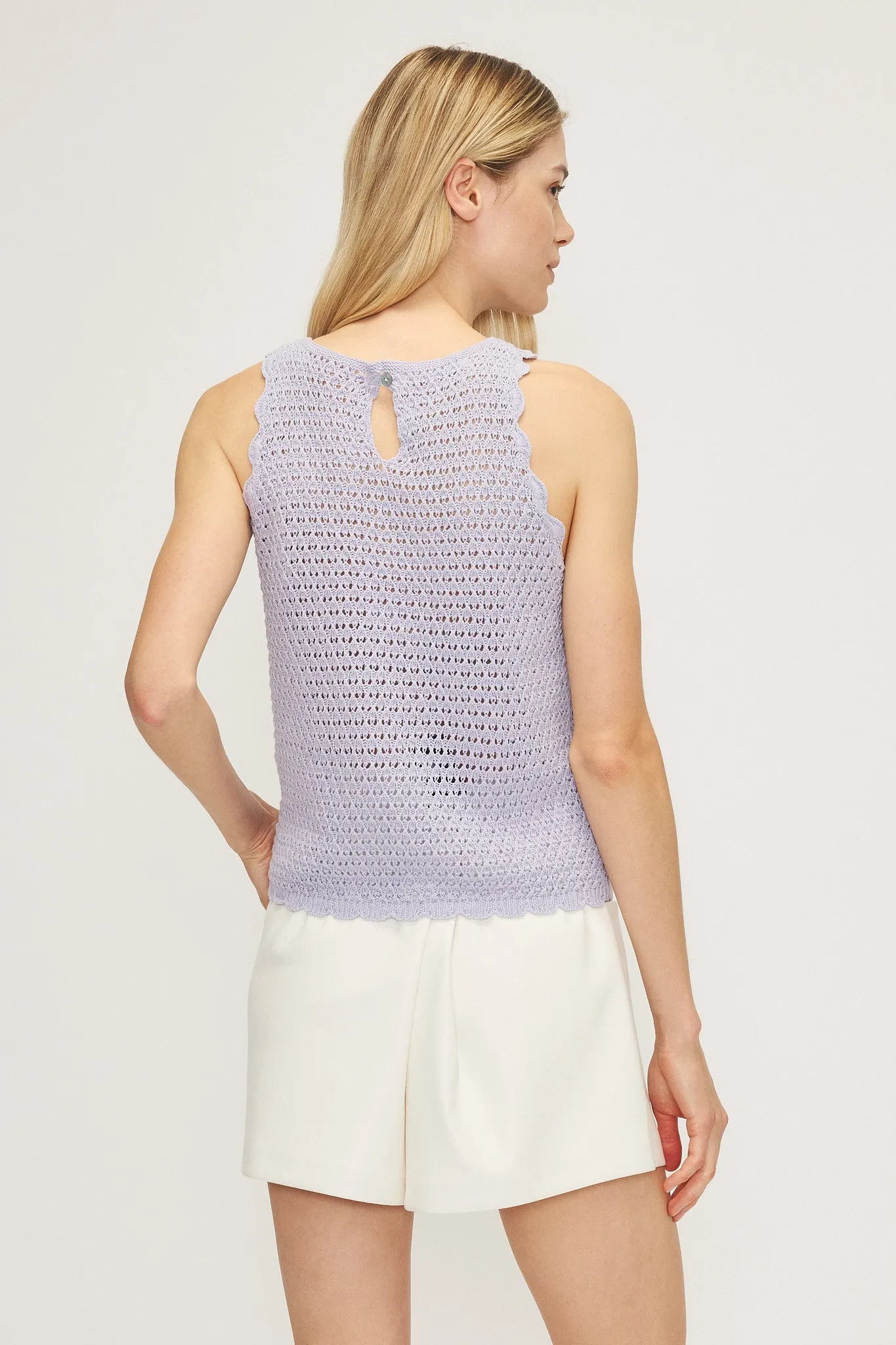 MELISSA NEPTON - MIRALI SLEEVELESS TOP - LAVENDER - SS25