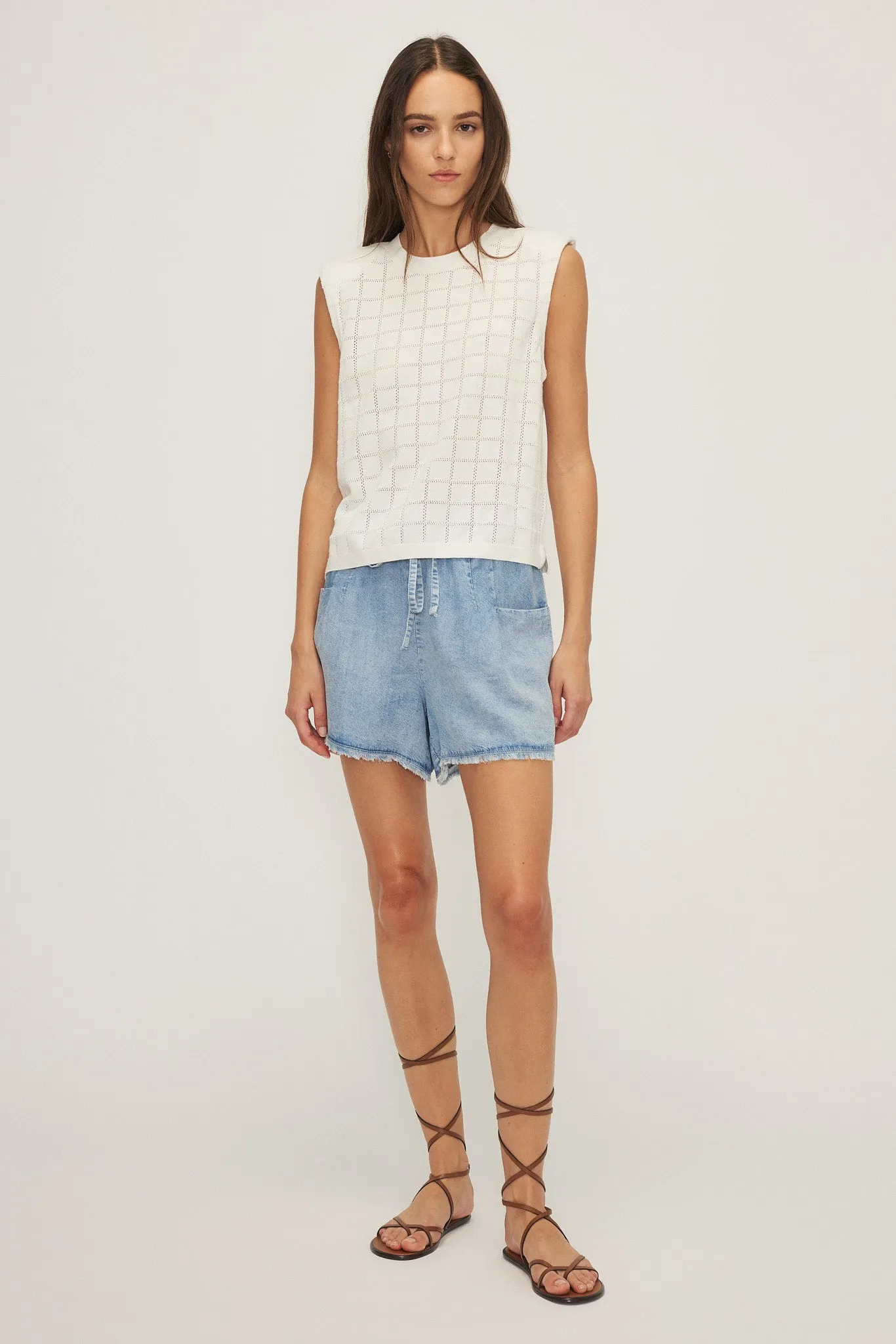 MELISSA NEPTON - MORIS TOP - OFF WHITE - SS25
