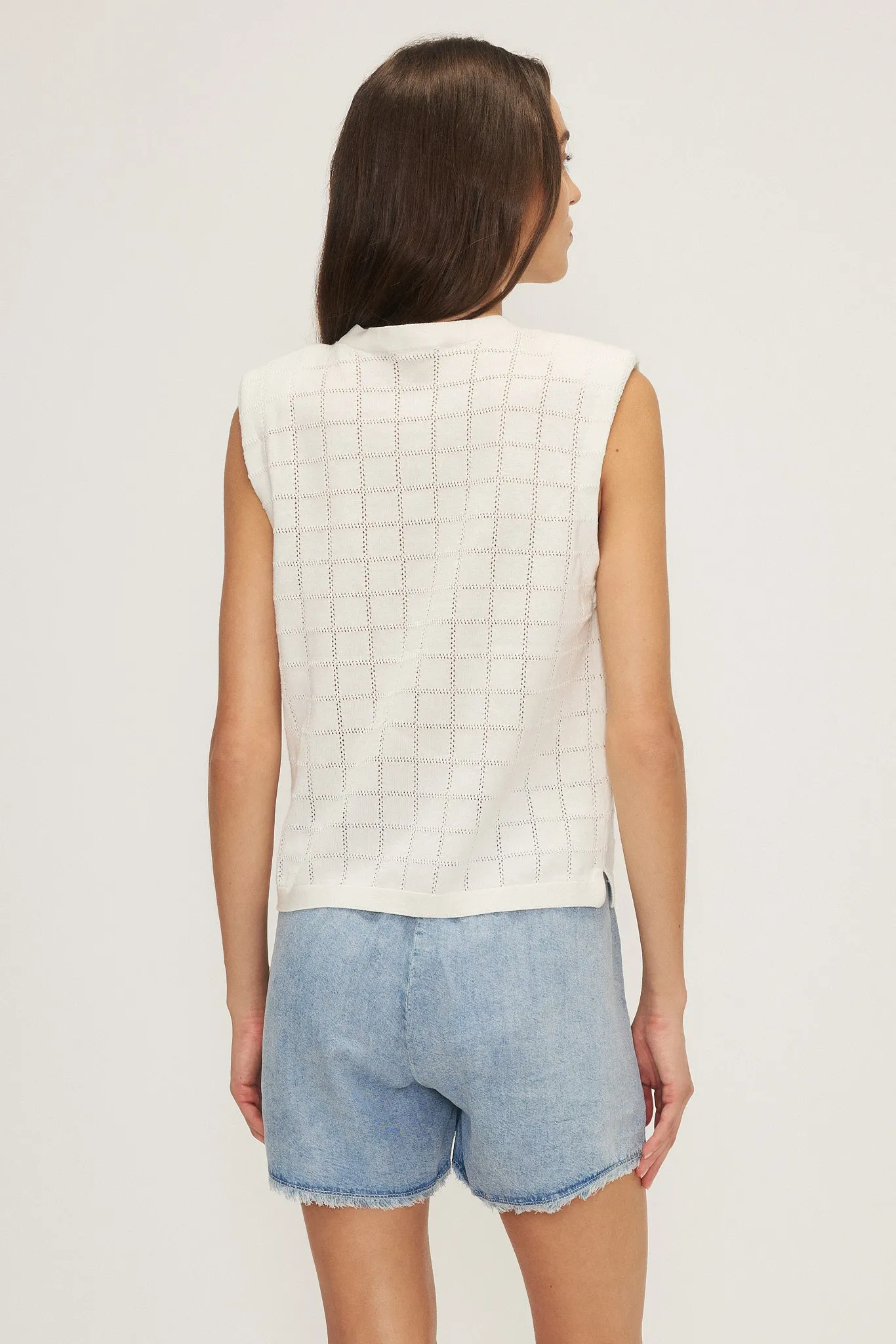 MELISSA NEPTON - MORIS TOP - OFF WHITE - SS25