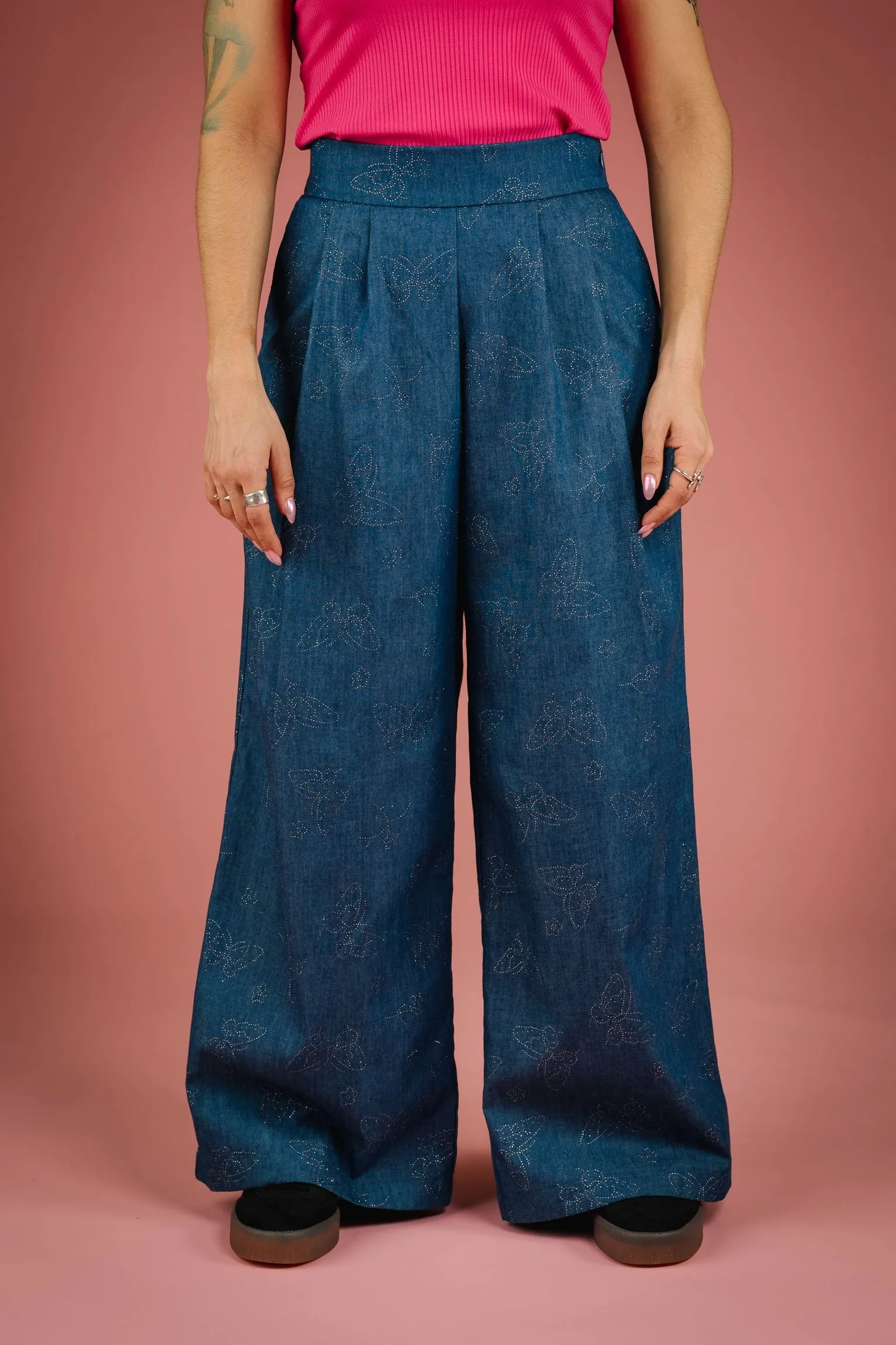 MERCEDES MORIN - PALOMA LONG PANTS - BUTTERFLY - SS25
