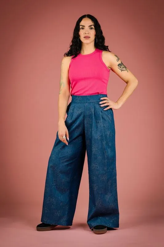 MERCEDES MORIN - PALOMA LONG PANTS - BUTTERFLY - SS25