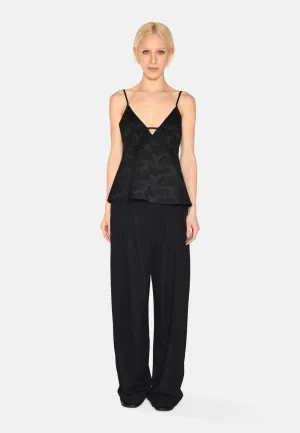MINIMUM - BILLIE TOP - BLACK - SS25